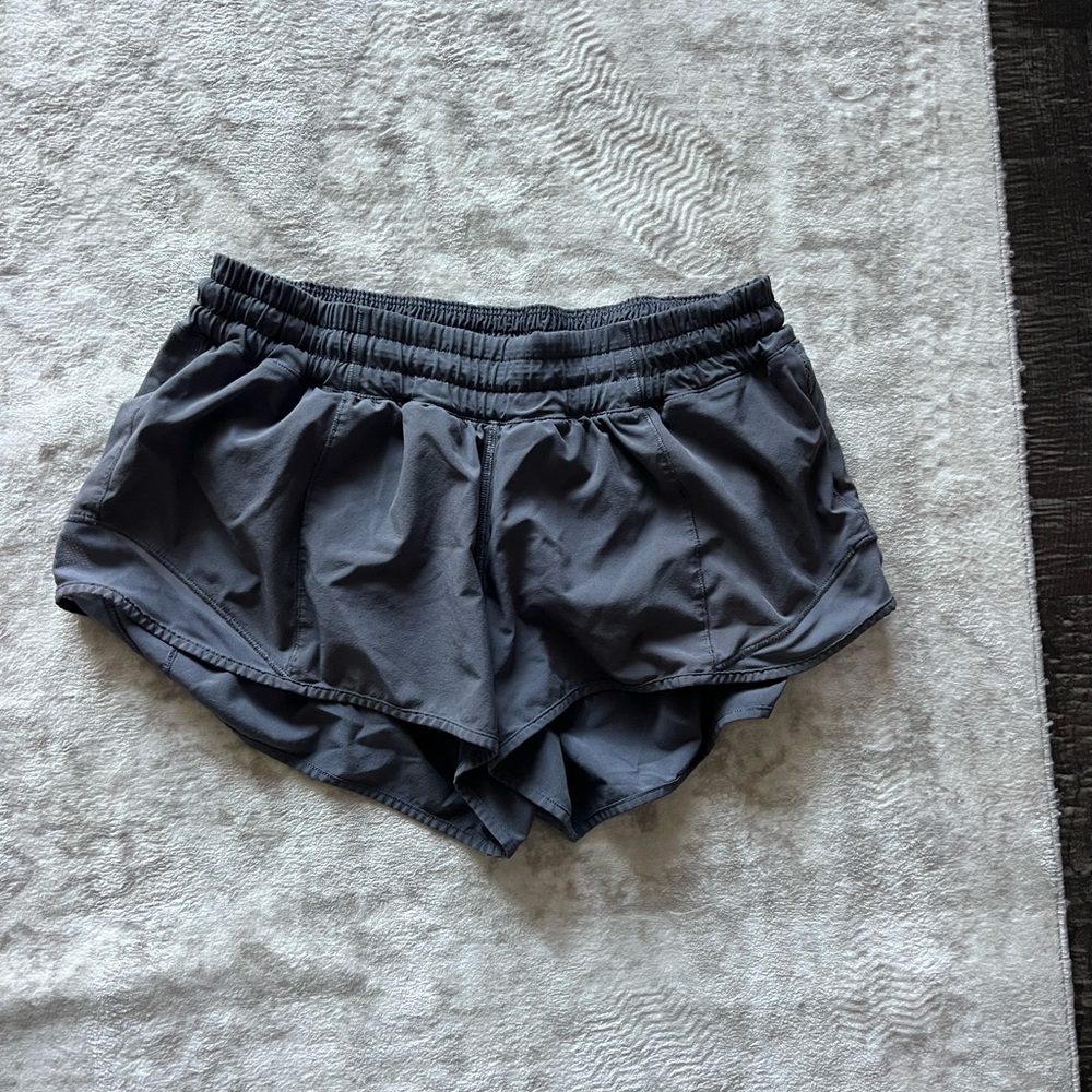 Lululemon Gray Hotty Hot Shorts